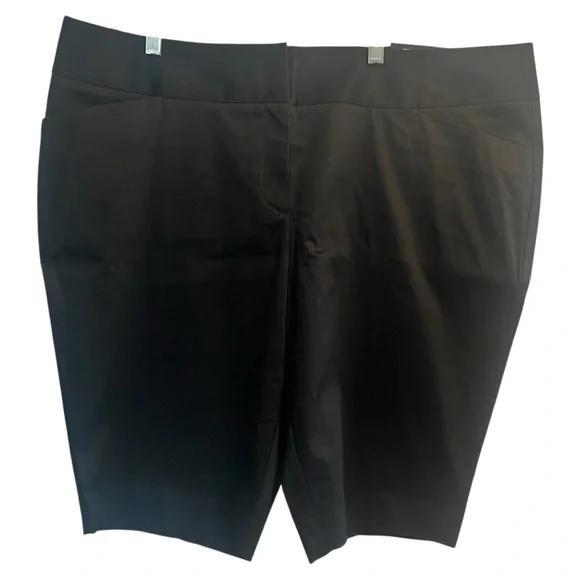 worthington dress shorts Womens Shorts Black Shorts Size 18 Worthington Women's Modern Fit Black  Plus Size Shorts NWT Size